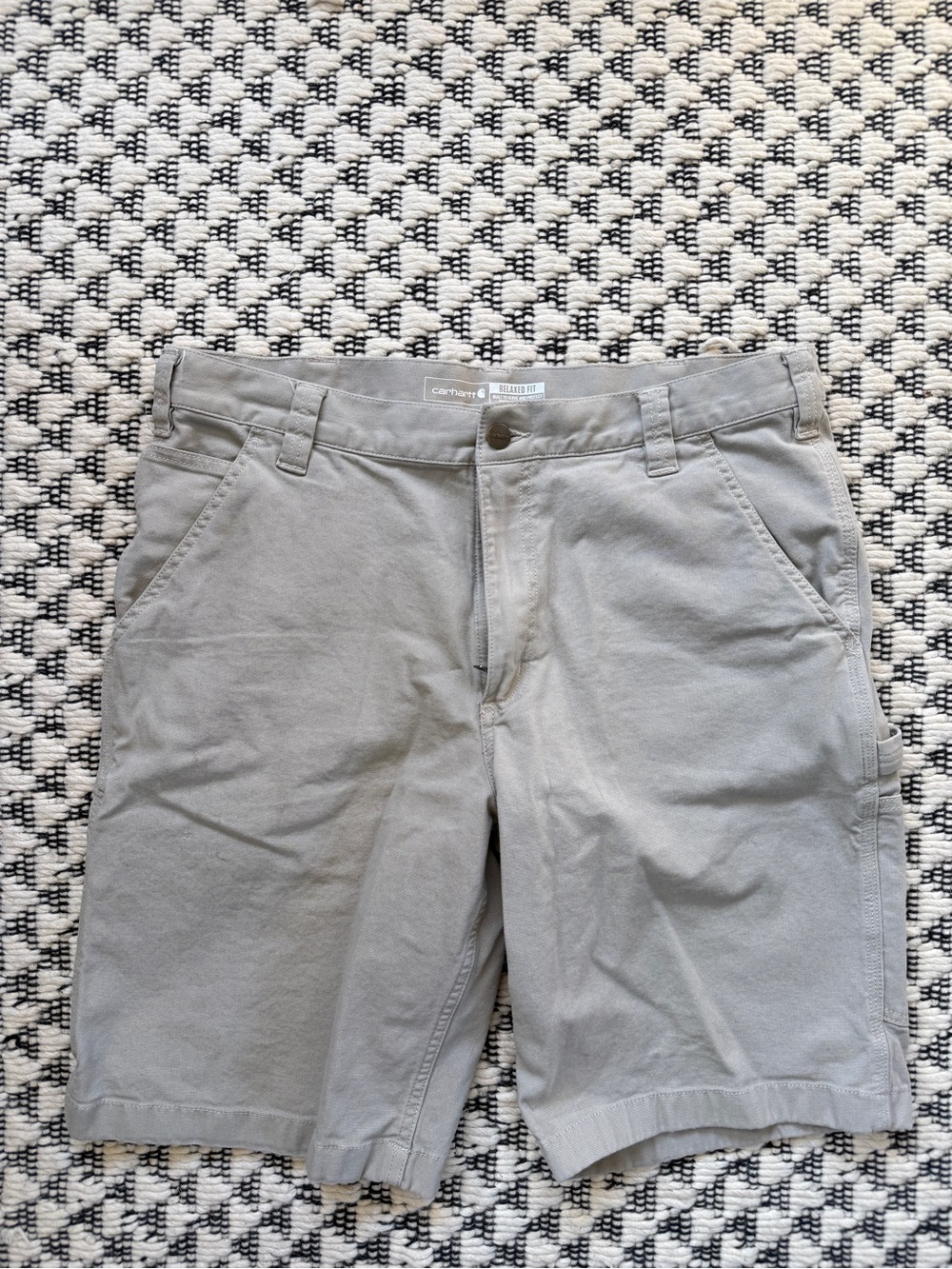 Carhartt Relaxed Fit Khaki/Tan Work Shorts
